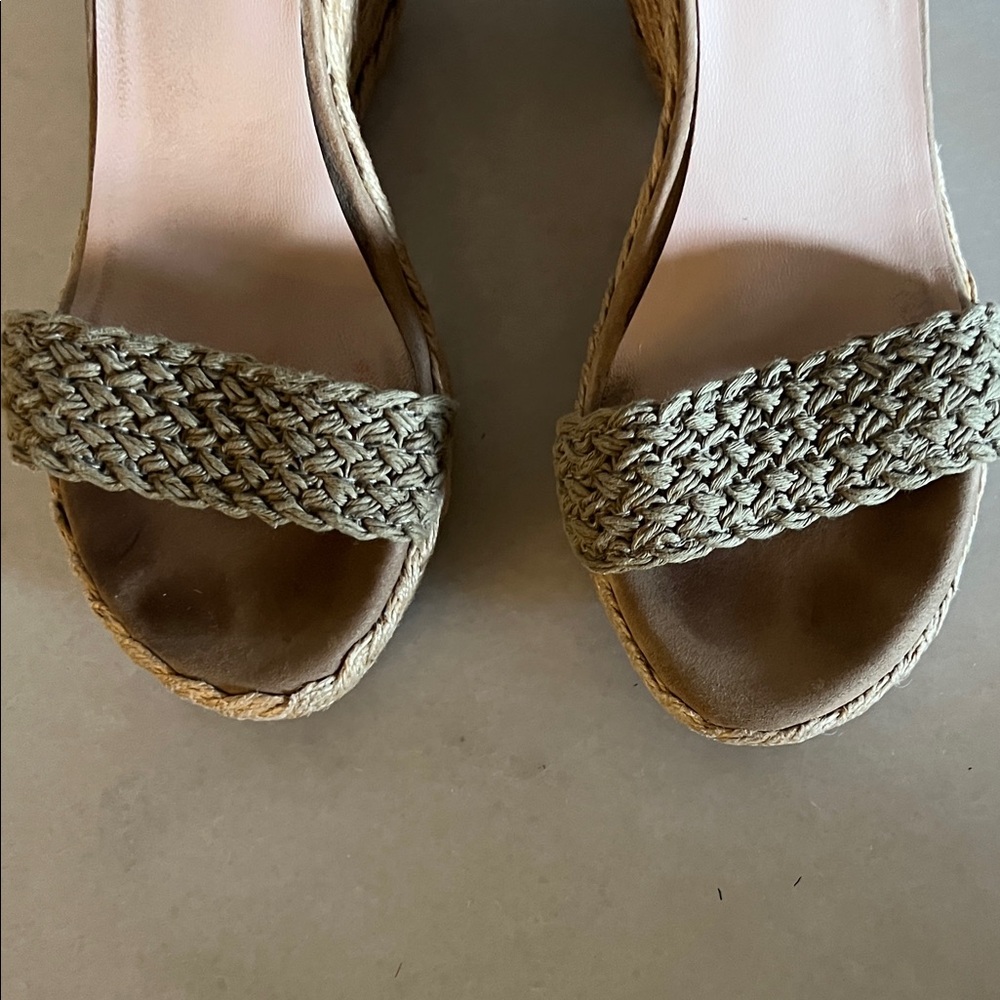 Stuart Weitzman Alex Crochet Espadrille Wedges - Picture 4 of 6